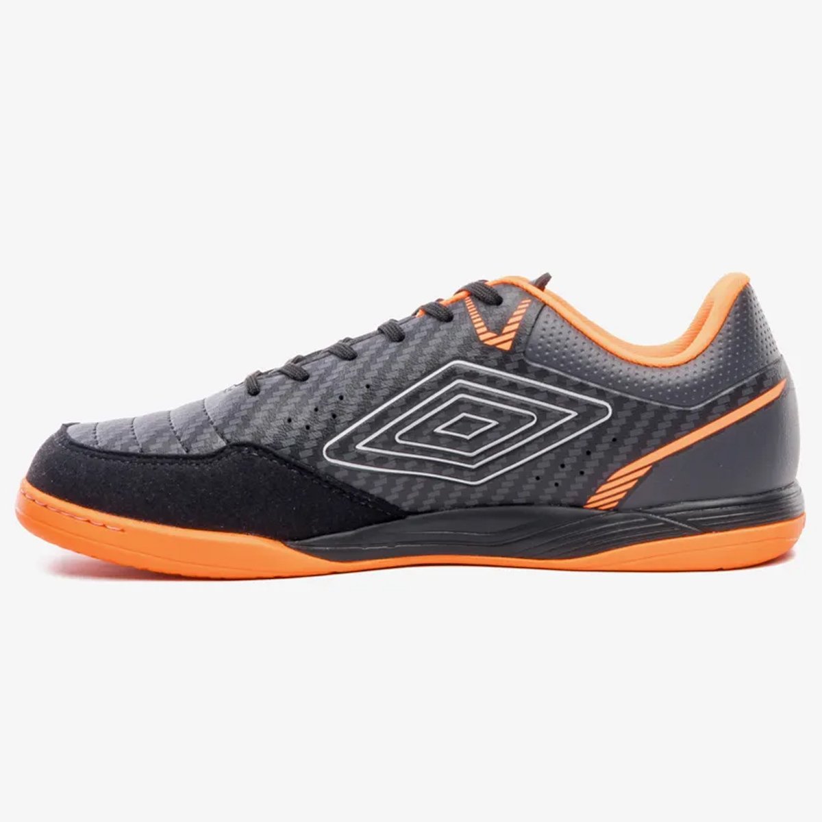 Chuteira Futsal Umbro Neo Comfort Unisssex Preto Laranja Preto/Laranja 2