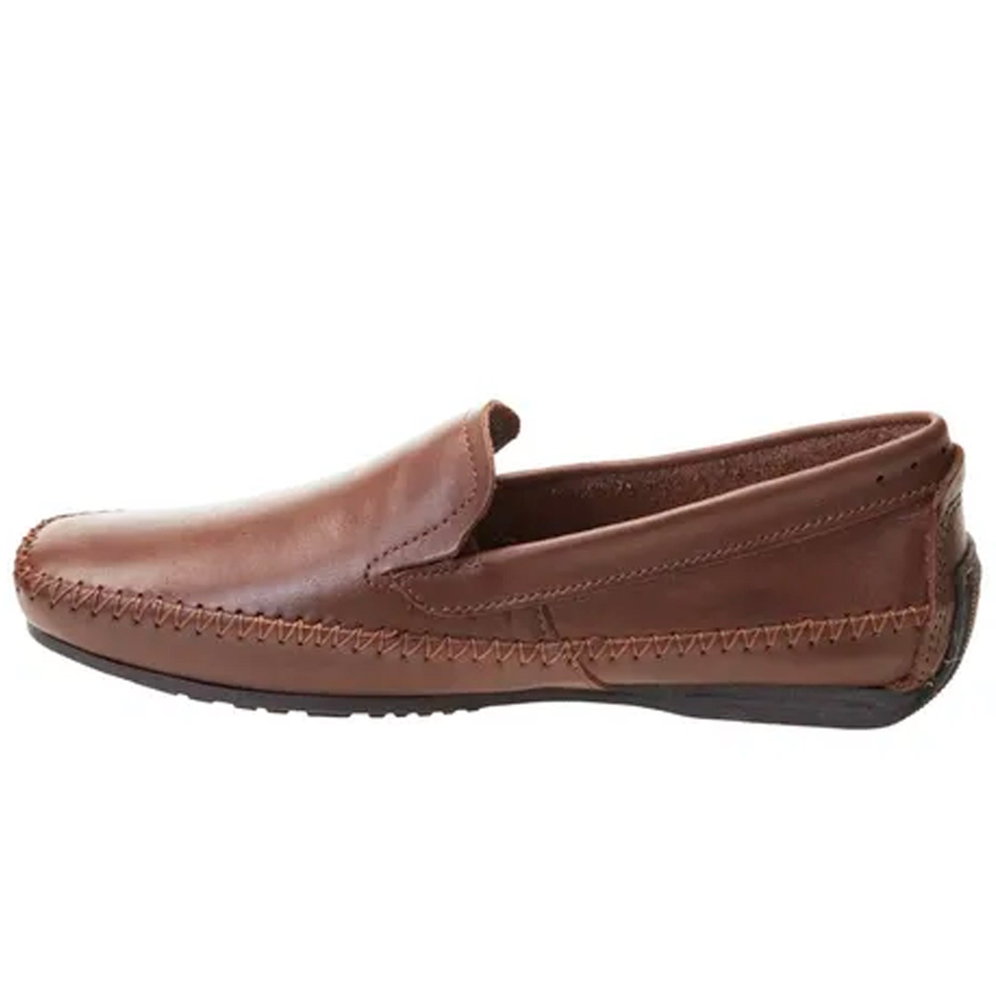 Mocassim Pegada Masculino Marrom Marrom 2