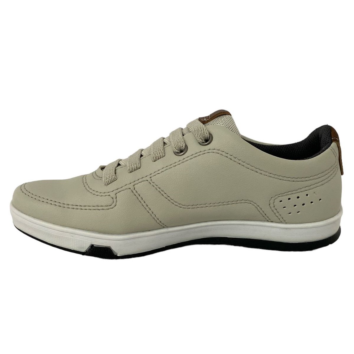 Sapatenis Pegada 370418 Infantil Branco Bege 2