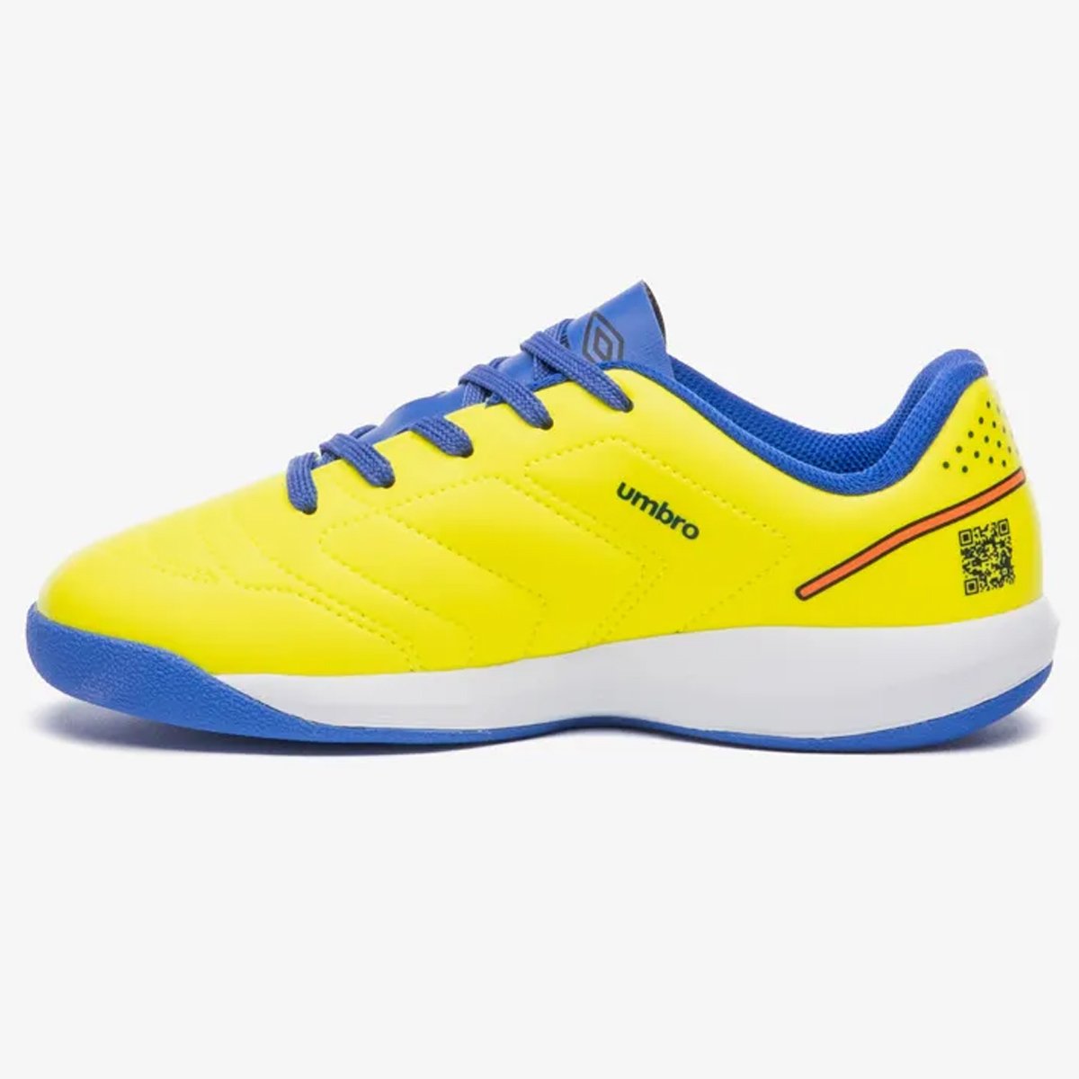 Chuteira Futsal Umbro Br Futsal Jr Infantil Limao Amarelo 2
