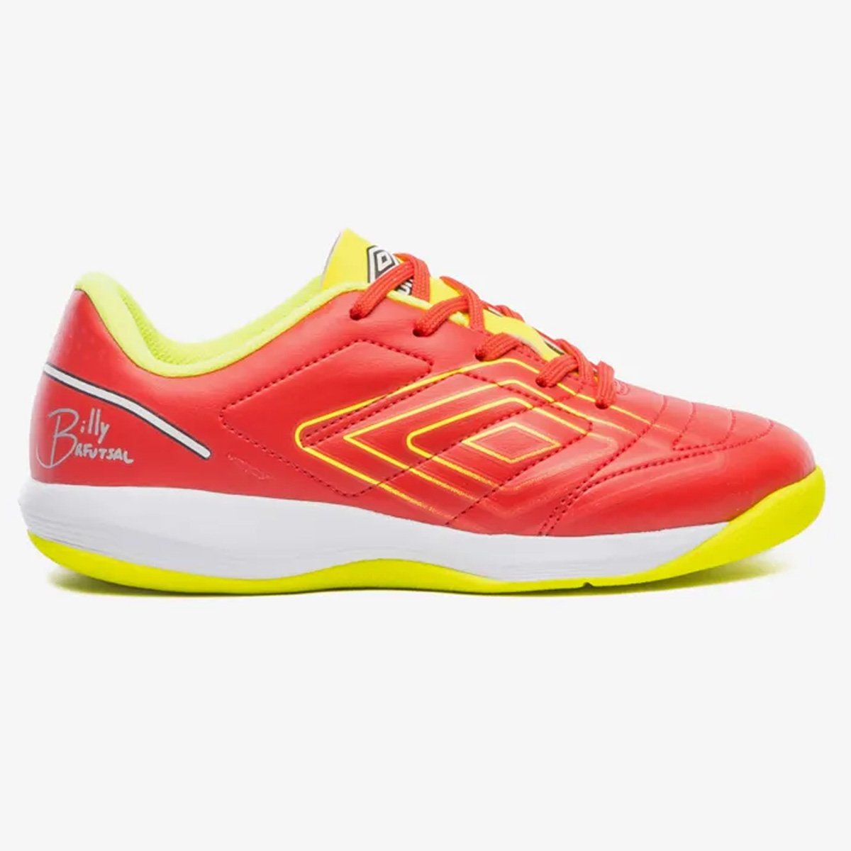 Chuteira Futsal Umbro Br Futsal Jr Infantil Vermelho