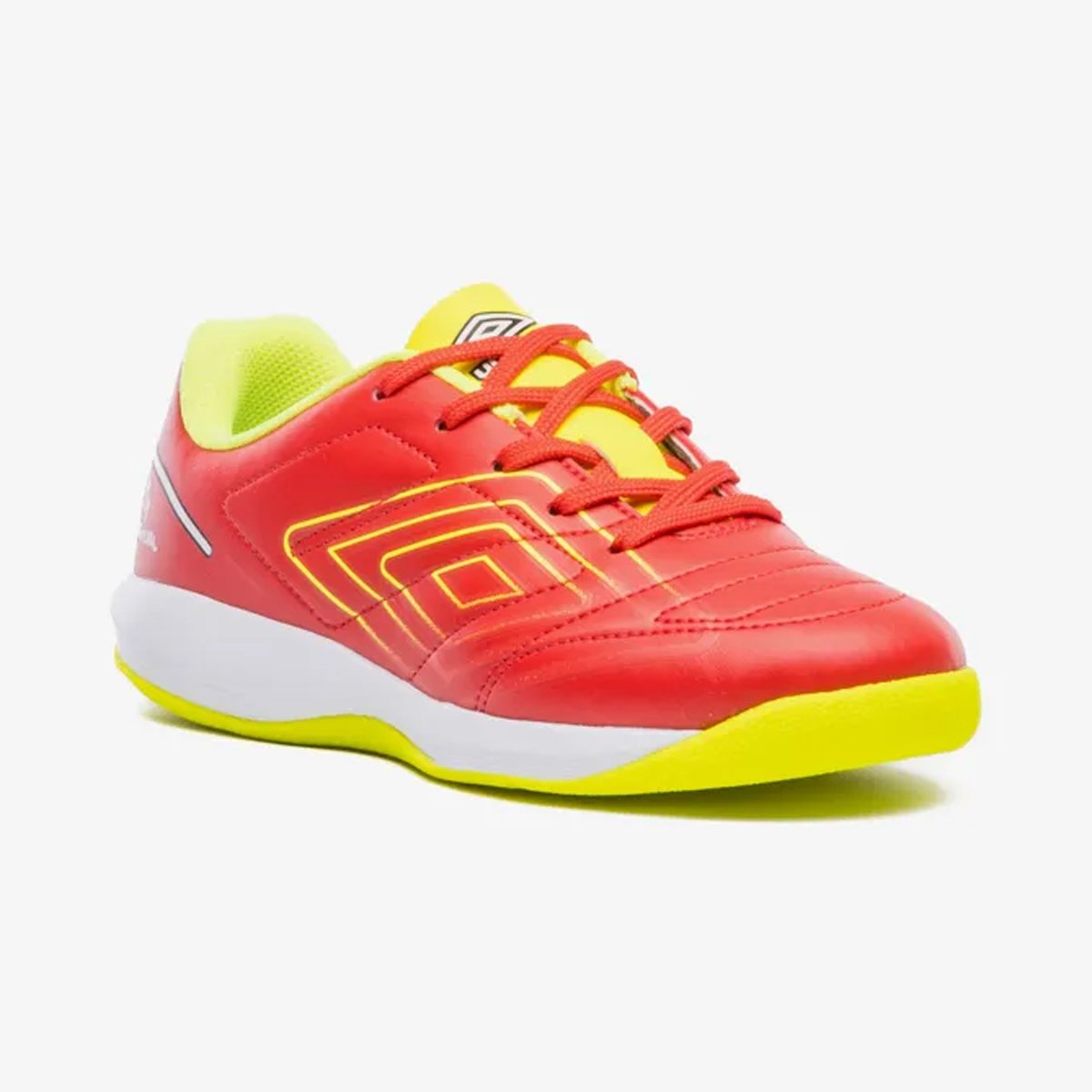 Chuteira Futsal Umbro Br Futsal Jr Infantil Vermelho Vermelho 3