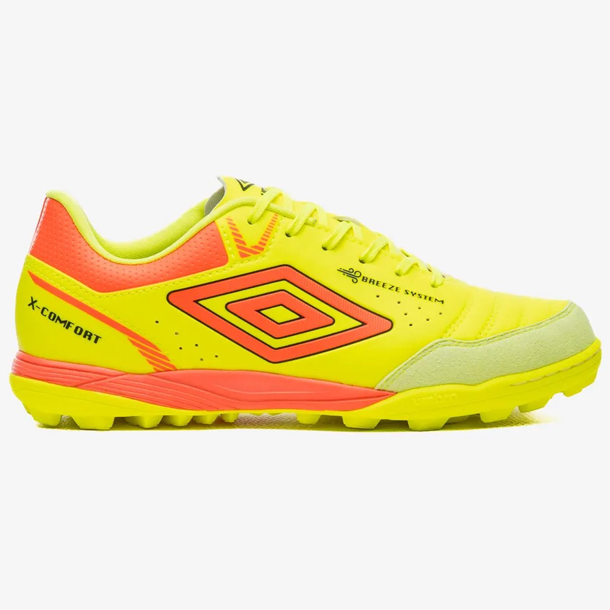Chuteira Society Umbro X-Comfort Unissex Limao