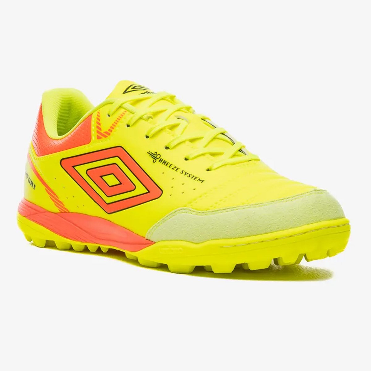 Chuteira Society Umbro X-Comfort Unissex Limao Amarelo 3