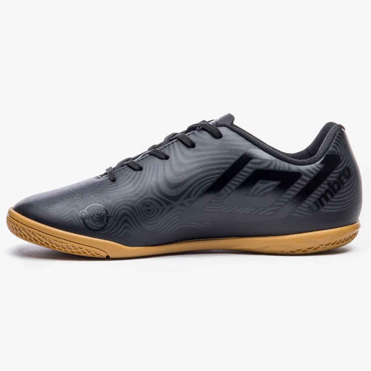 Chuteira Futsal Umbro Orbit Unissex Preto Preto 2