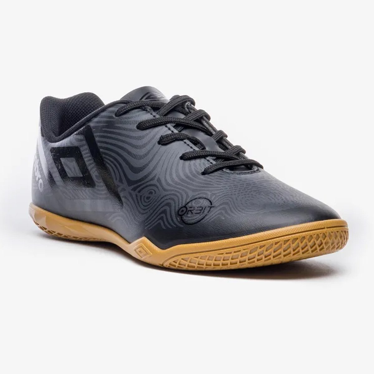 Chuteira Futsal Umbro Orbit Unissex Preto Preto 3