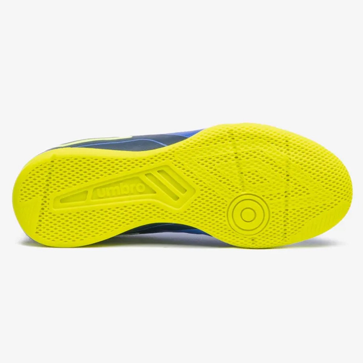 Chuteira Futsal Umbro Fifty VI Jr Infantil Royal Azul/Verde 5