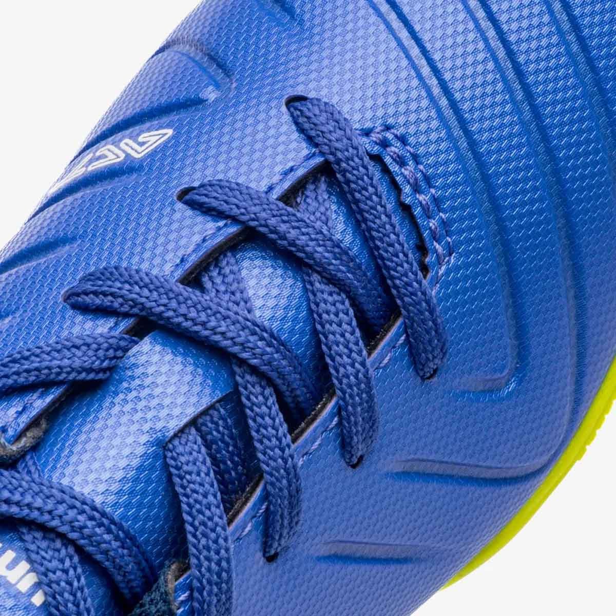 Chuteira Futsal Umbro Fifty VI Jr Infantil Royal Azul/Verde 7