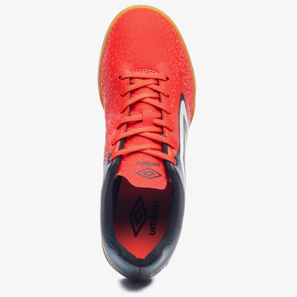 Chuteira Futsal Umbro Techno II Vermelho Vermelho/Preto/Branco 4