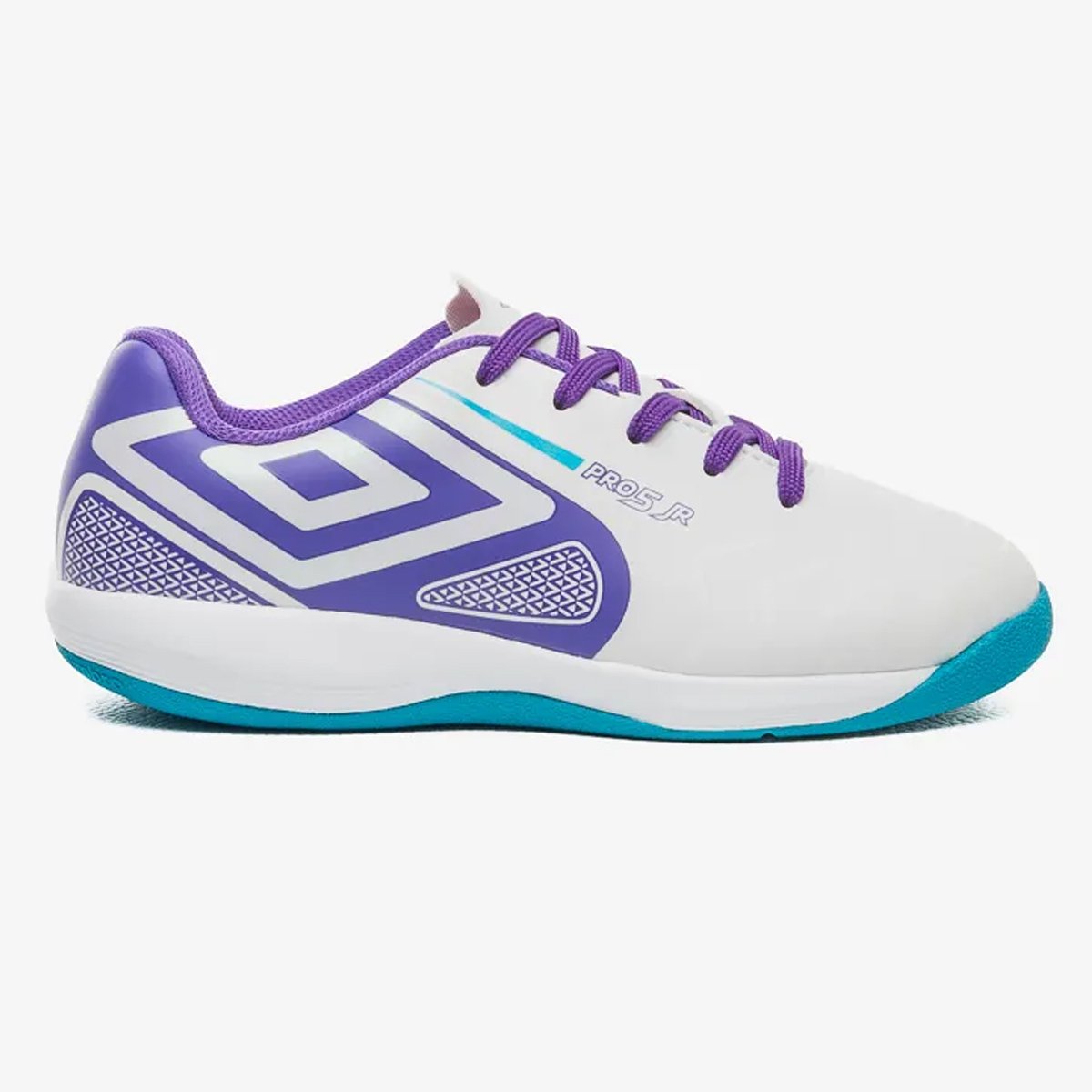 Chuteira Futsal Umbro Pro 5 Jr Infantil Branco