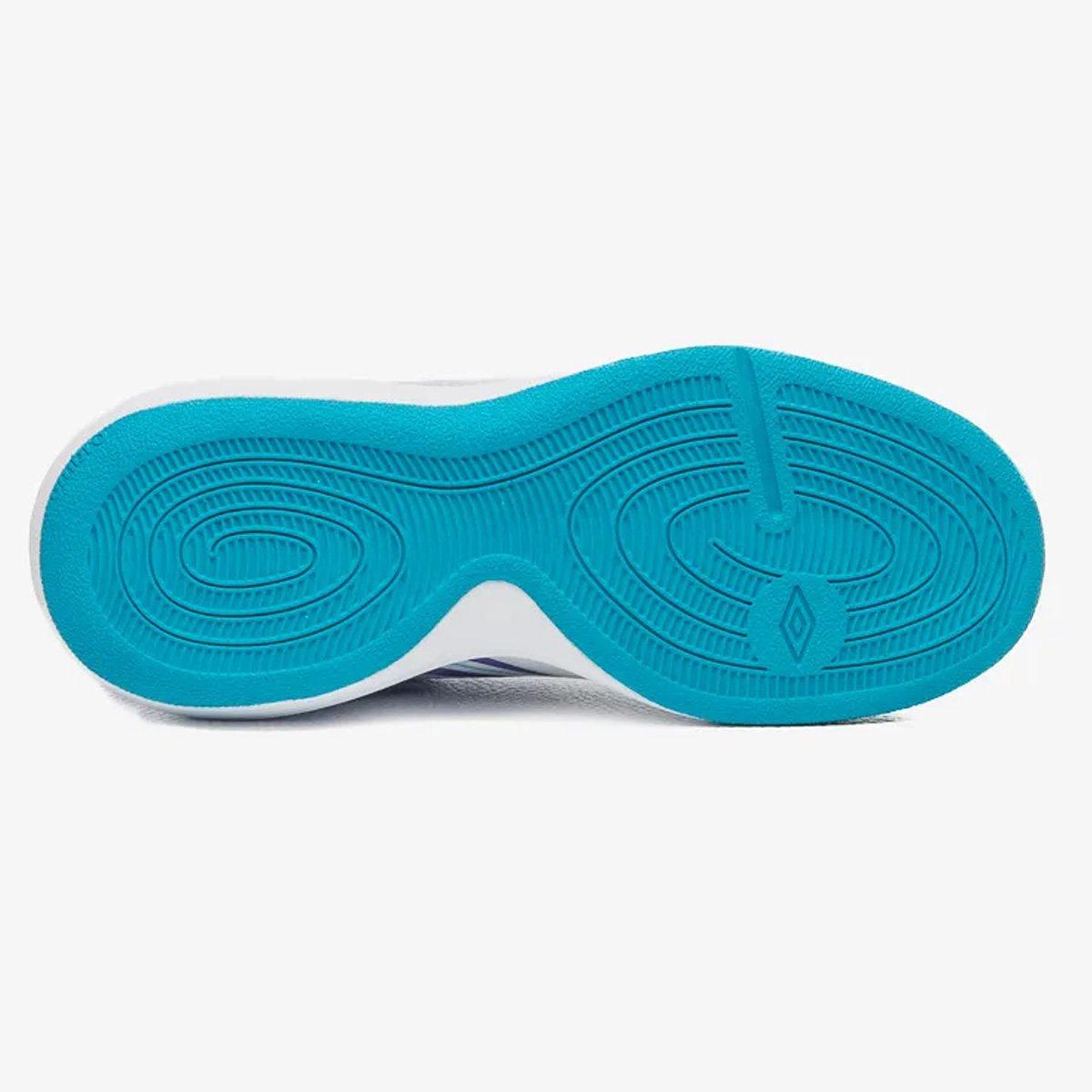 Chuteira Futsal Umbro Pro 5 Jr Infantil Branco Branco/Roxo 5