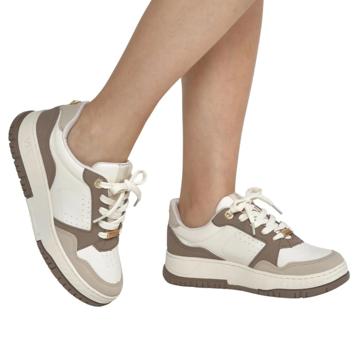 Tenis Via Marte 219-002 Marfim Feminino Bege 6