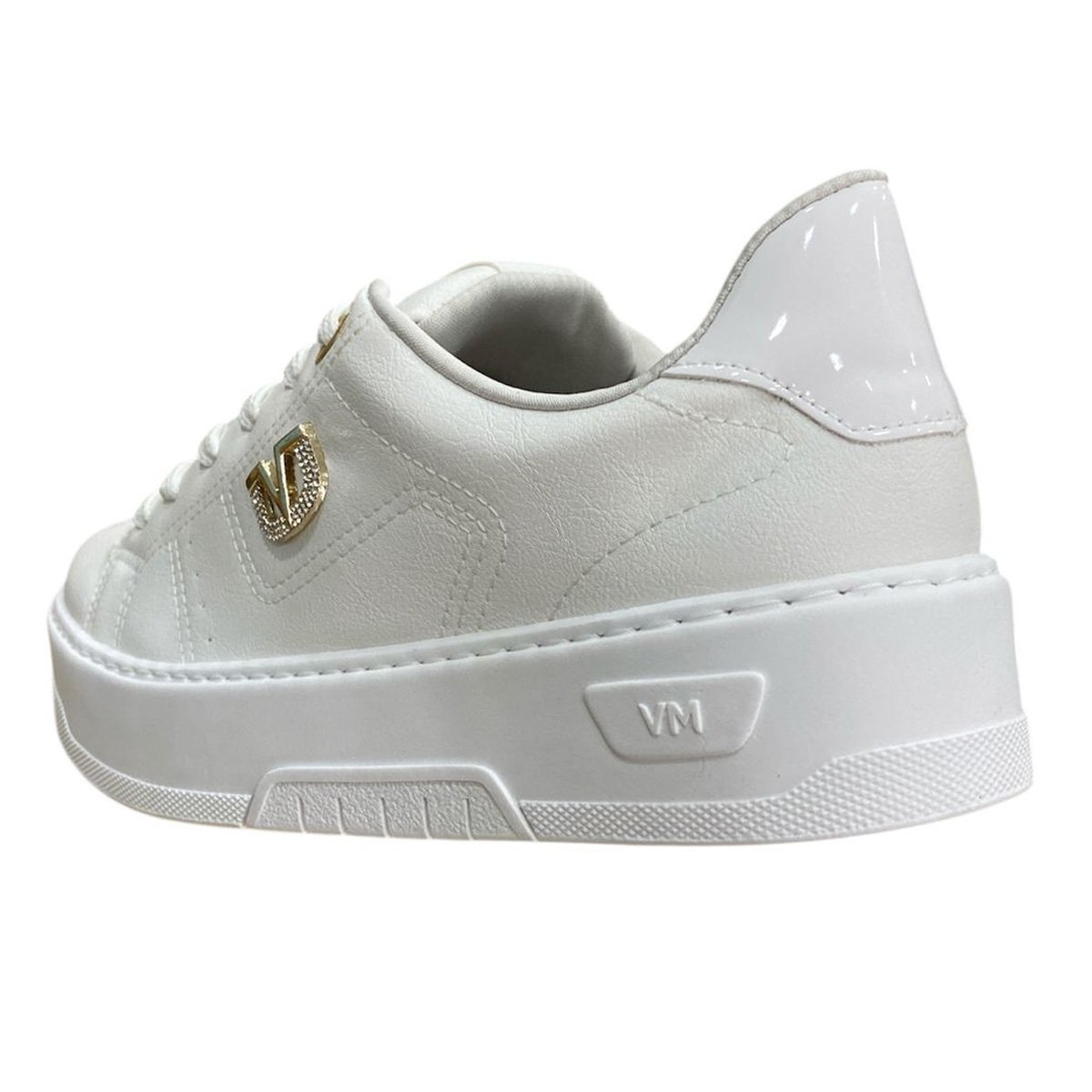 Tenis Via Marte 126-014 Feminino Branco  Branco 4