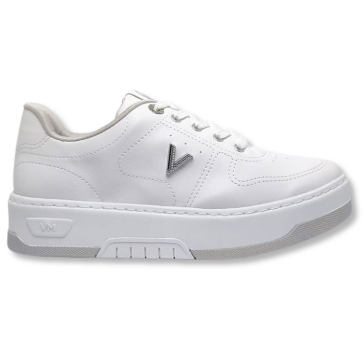 Tenis Via Marte 126-012 Feminino Branco 