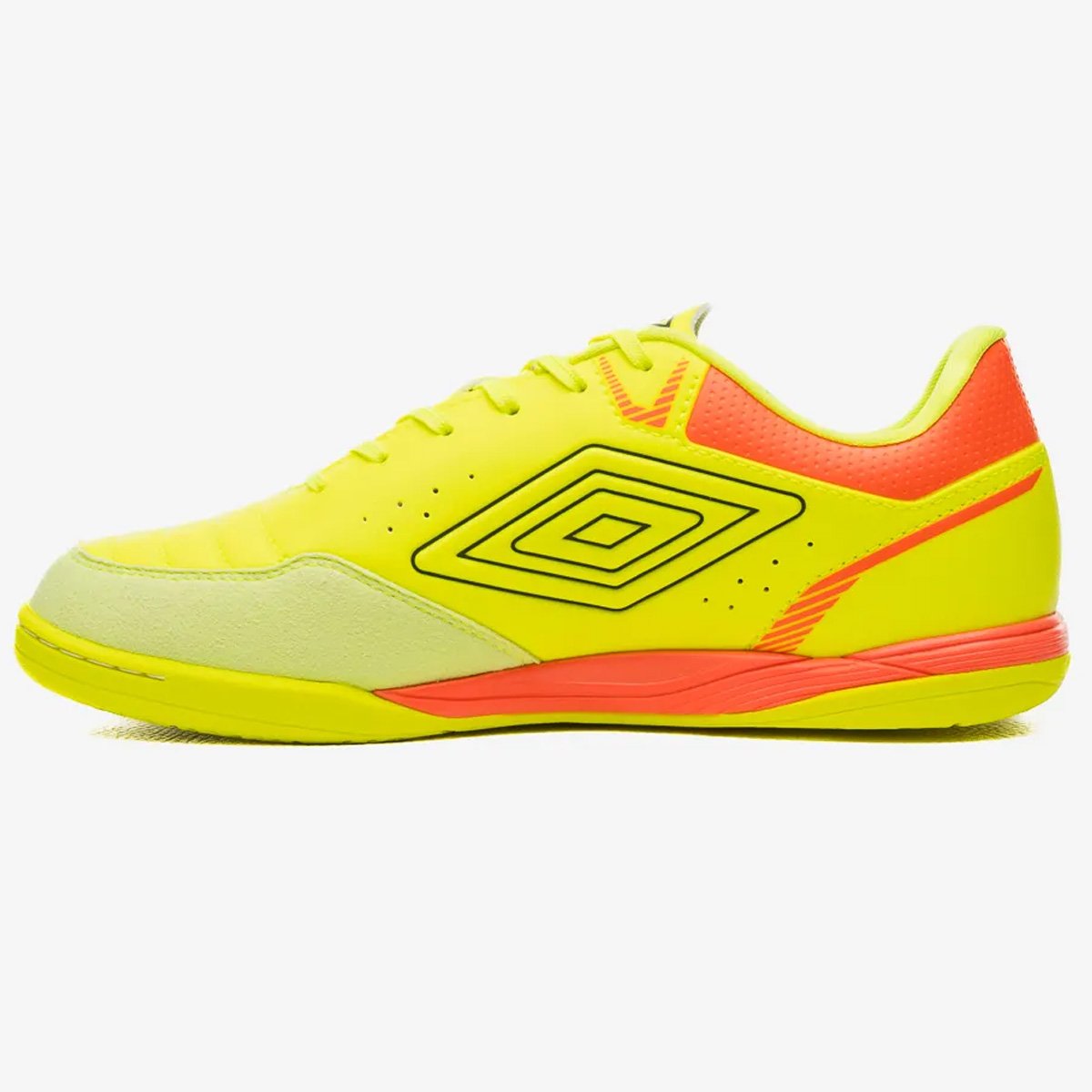 Tenis Futsal Umbro X-Comfort Unissex Limao Amarelo/Laranja 2