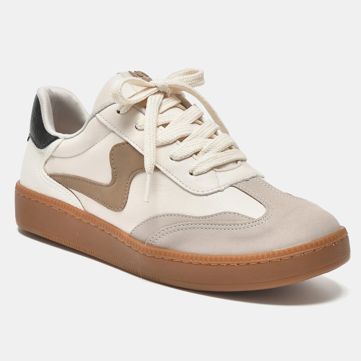 Tenis Via Marte 213-006 Feminino Marfim Branco/Nude 2