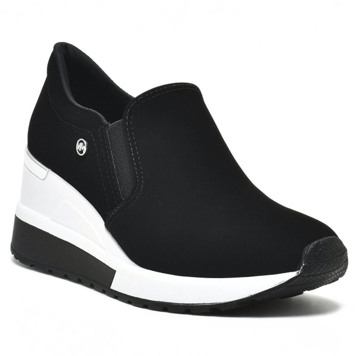 Tenis Via Marte 046-002 Feminino Preto  Preto 2