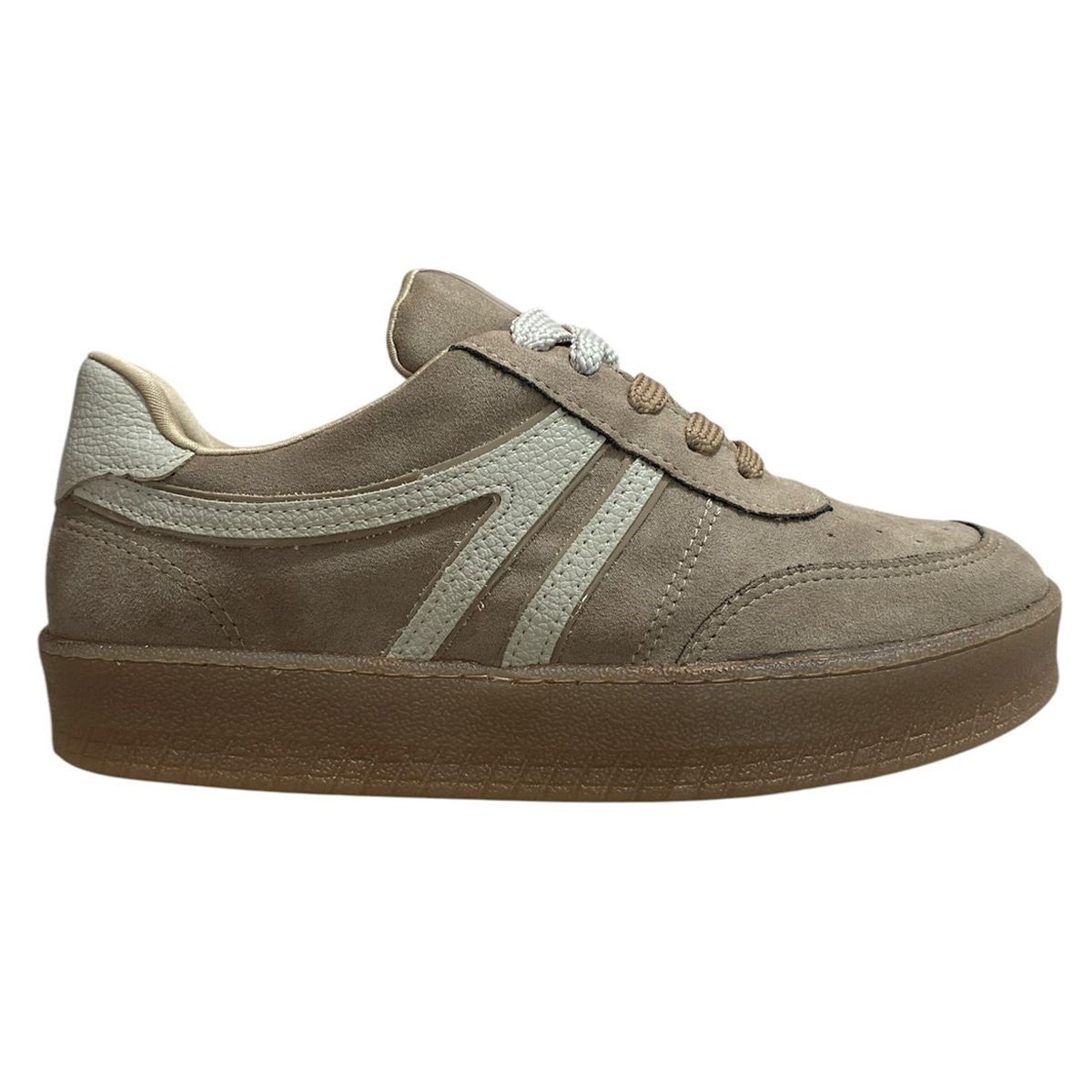 Tenis Via marte 216-001 Feminino Noz Moscada