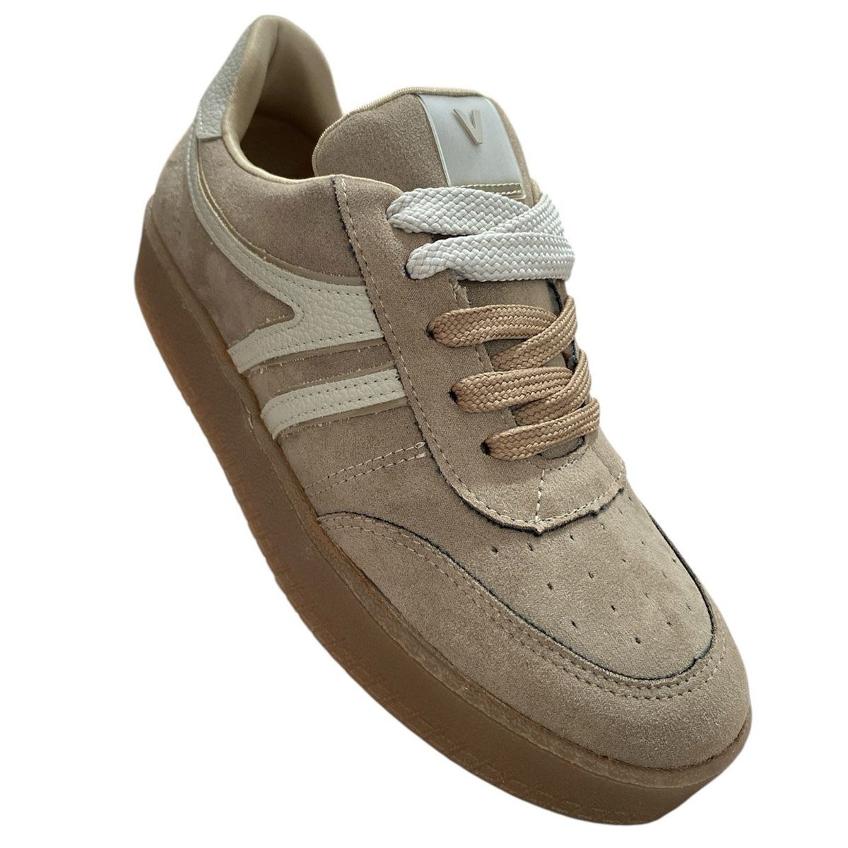 Tenis Via marte 216-001 Feminino Noz Moscada Marrom 3