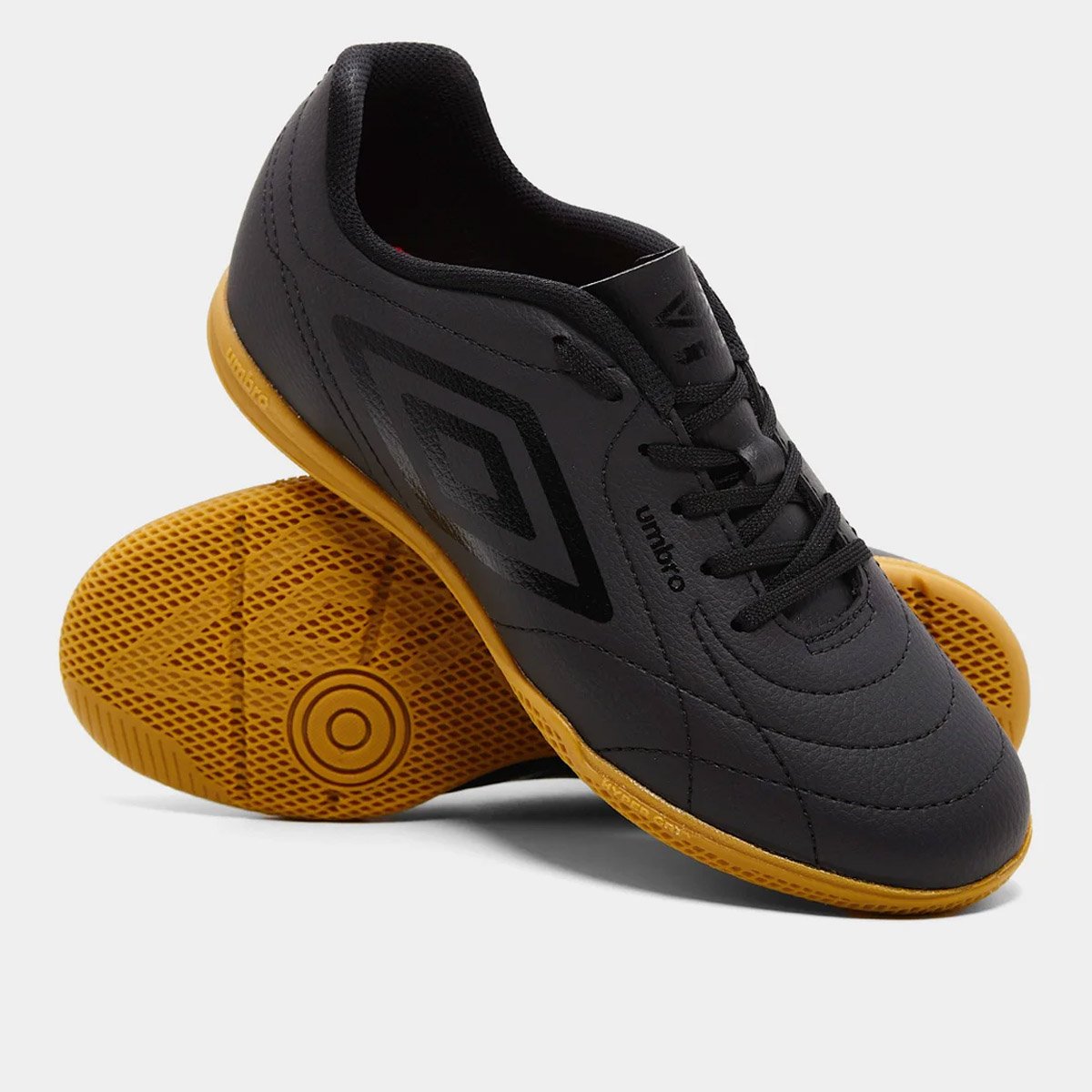 Chuteira Futsal Umbro Class Footballer Preto Preto 2