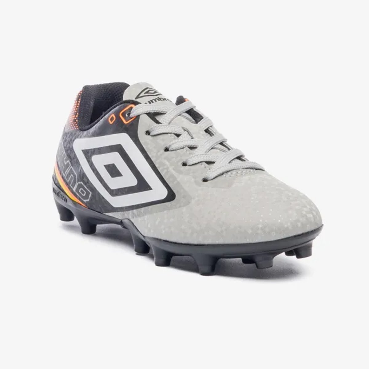 Chuteira Campo Umbro Techno II Jr Infantil Cinza Cinza 3