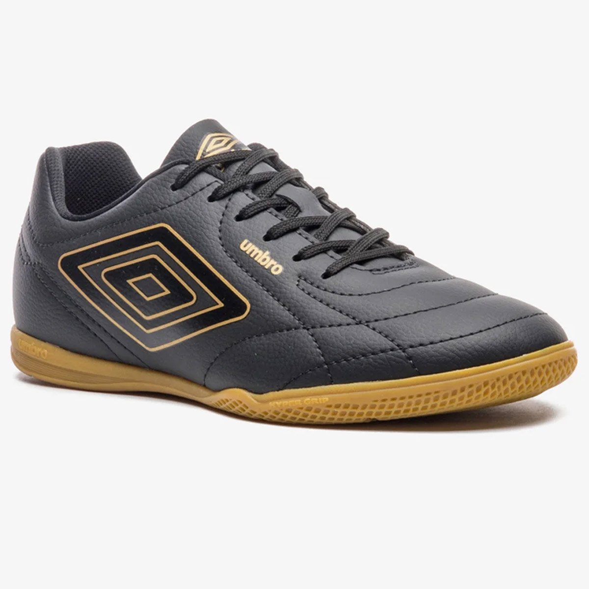 Chuteira Futsal Umbro Class Footballer Preto Dourado  Preto/Dourado 2