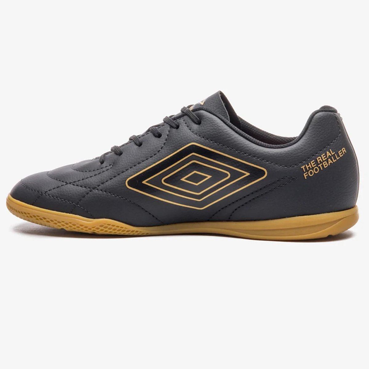 Chuteira Futsal Umbro Class Footballer Preto Dourado  Preto/Dourado 5