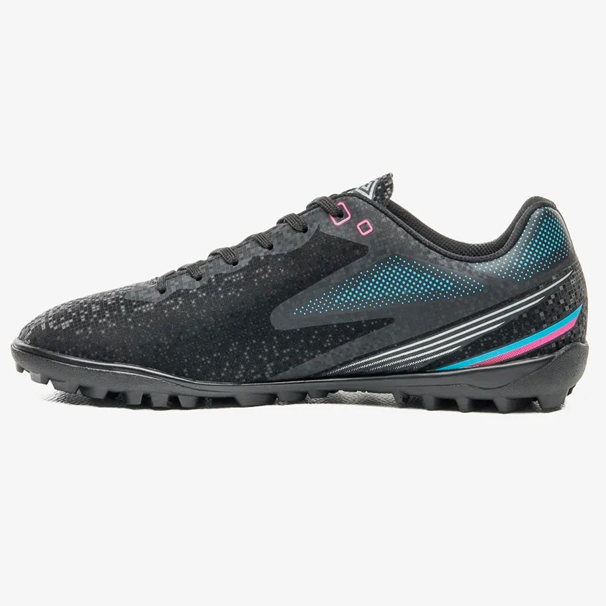 Chuteira Society Umbro Techno II Preto Preto/Cinza 2