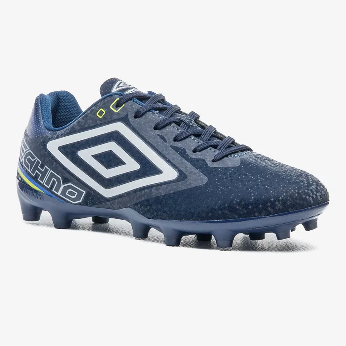 Chuteira Campo Umbro Techno II Marinho  Azul Marinho/Branco 3