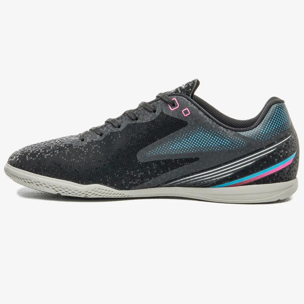 Chuteira Futsal Umbro Techno II Preto Preto/Cinza 2