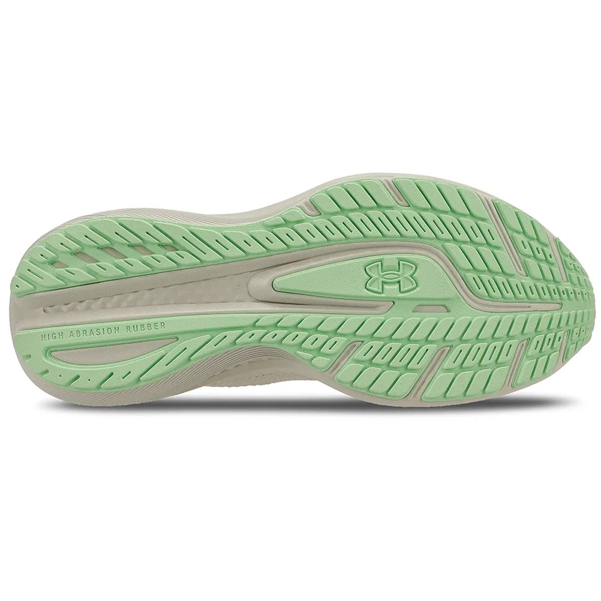 Tenis Under Armour Charged Quicker 2 Feminino Off White Bege/Verde 5