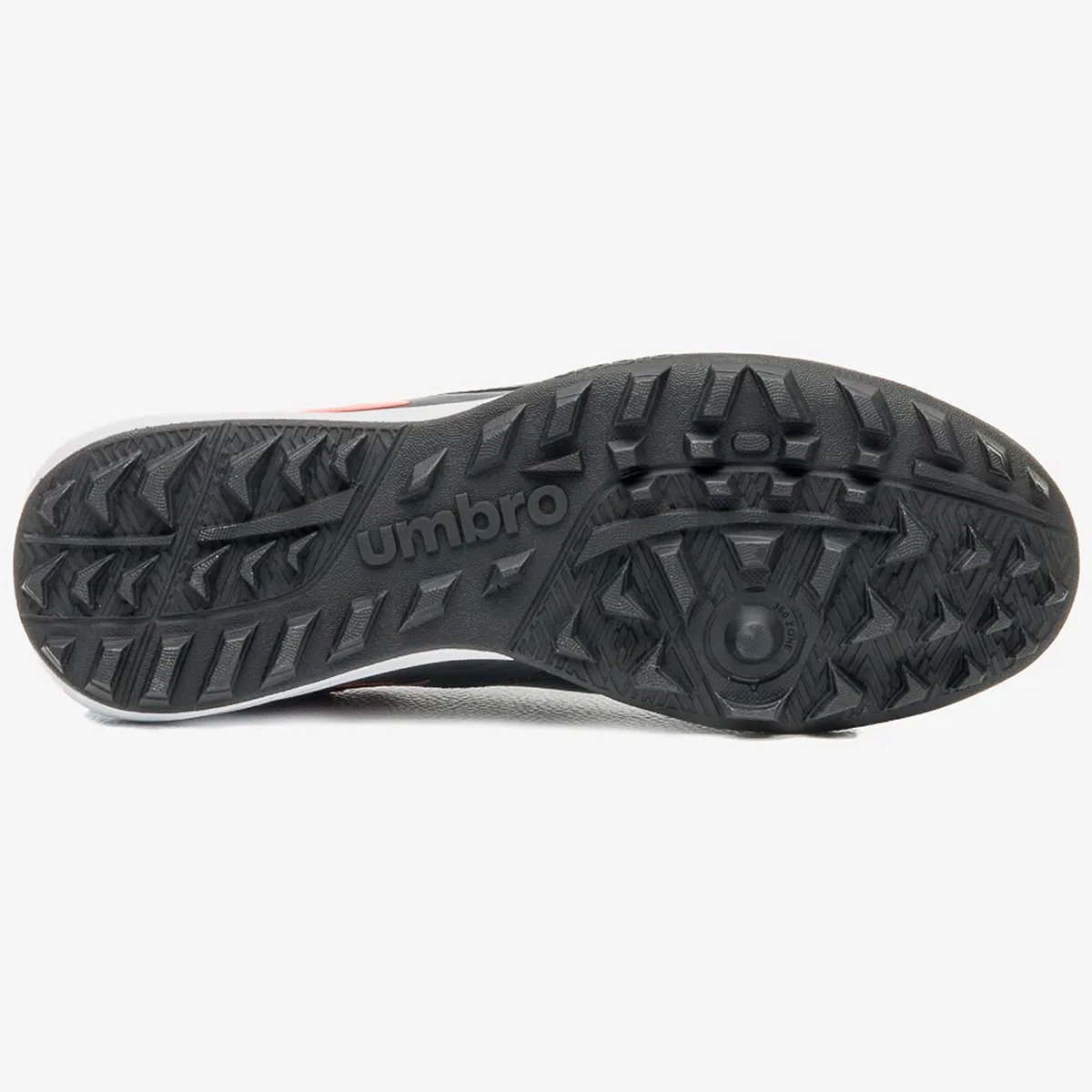 Chuteira Society Umbro Fifty VI Preto Preto/Laranja 5
