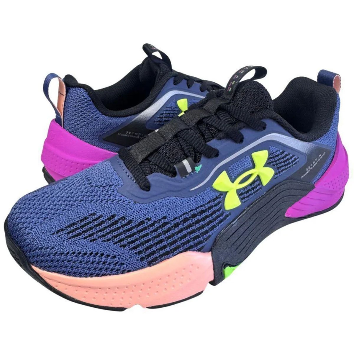 Tenis Under Armour Tribase Reps 2 SE Feminino Petroleo Azul/Multicores 3