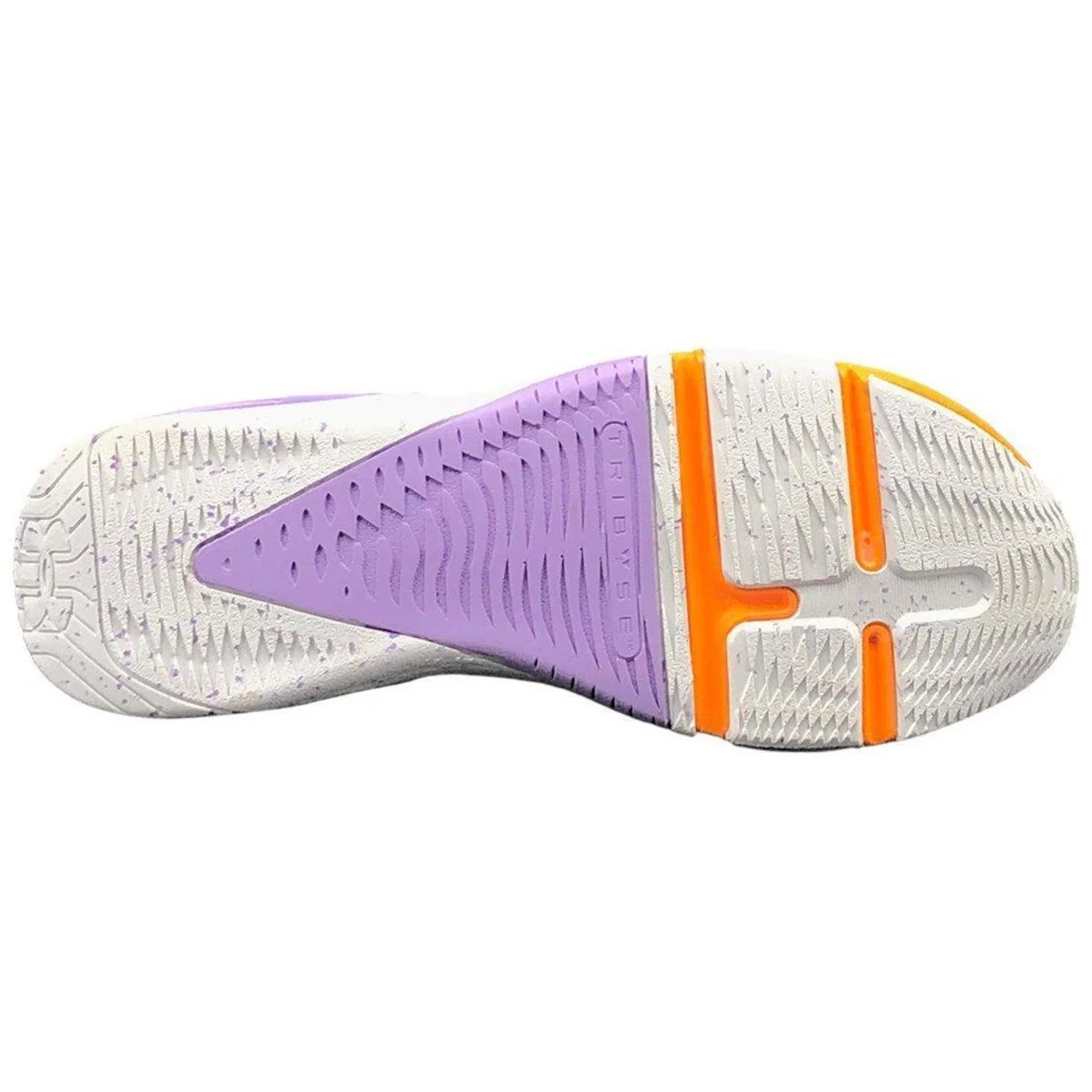 Tenis Under Armour Tribase Cross 2 Feminino Branco Branco/Lilás/Laranja 5