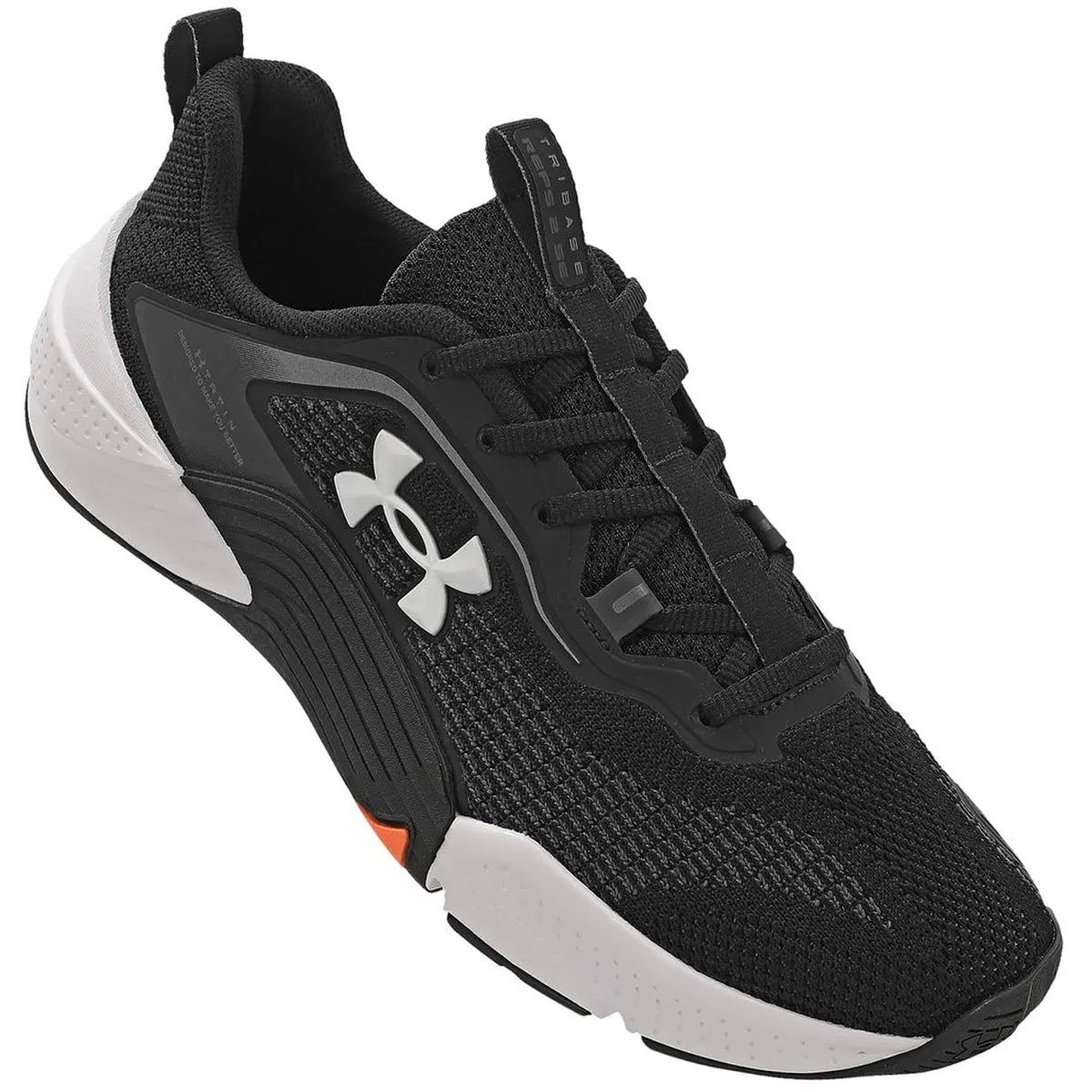 Tenis Under Armour Tribase Reps 2 SE Unissex Preto Preto/Branco 2