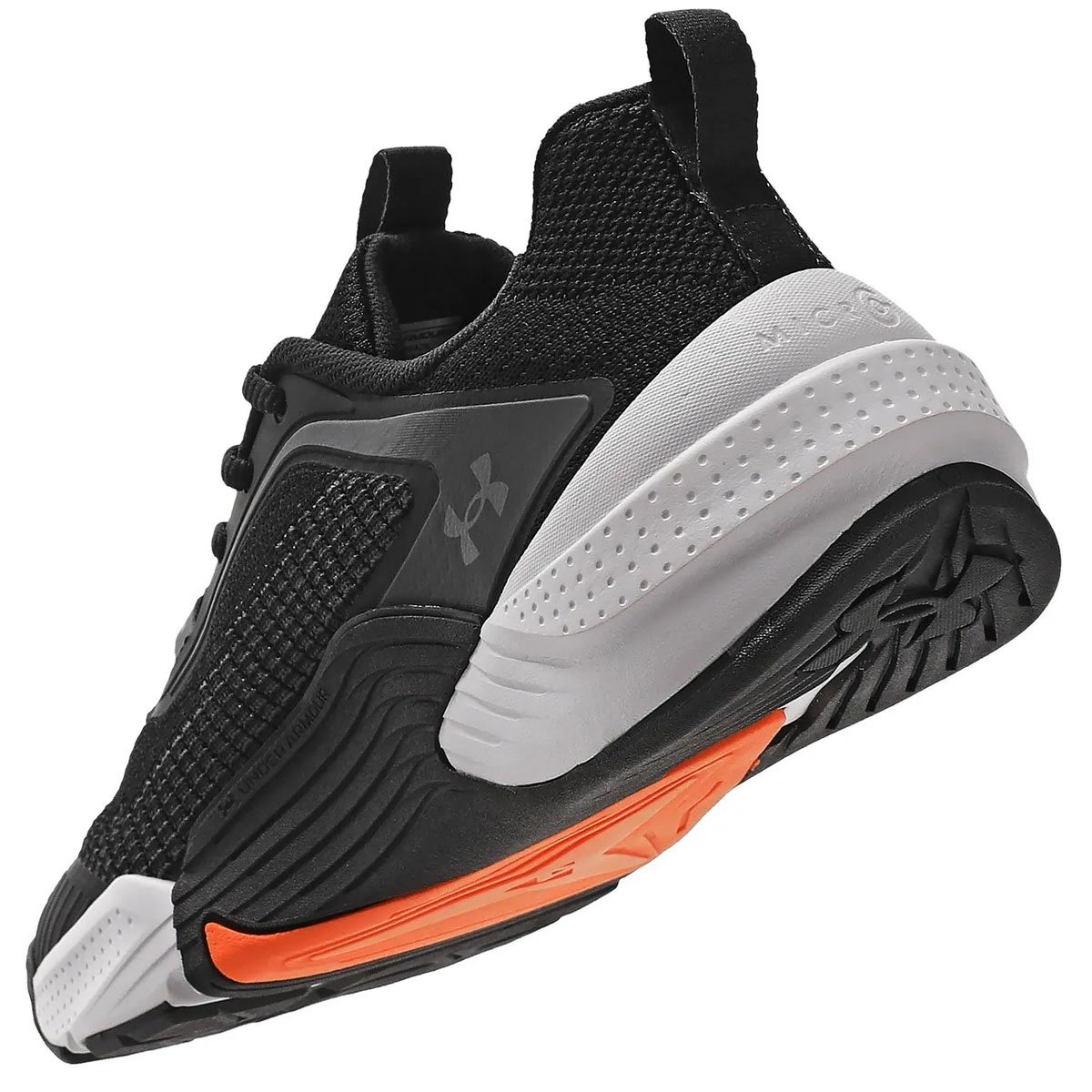 Tenis Under Armour Tribase Reps 2 SE Unissex Preto Preto/Branco 6