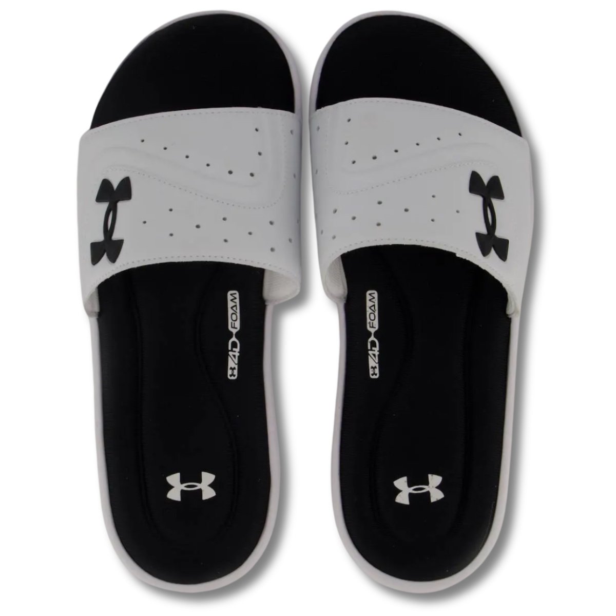 Chinelo Gaspea Under Armour Ignite Select SE Masculino Branco Branco 2
