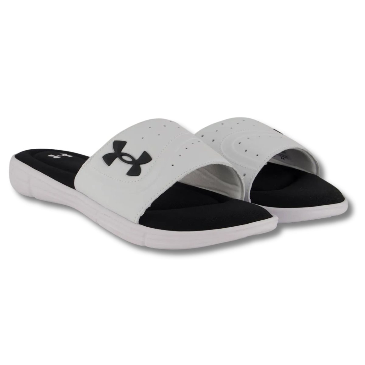 Chinelo Gaspea Under Armour Ignite Select SE Masculino Branco Branco 3