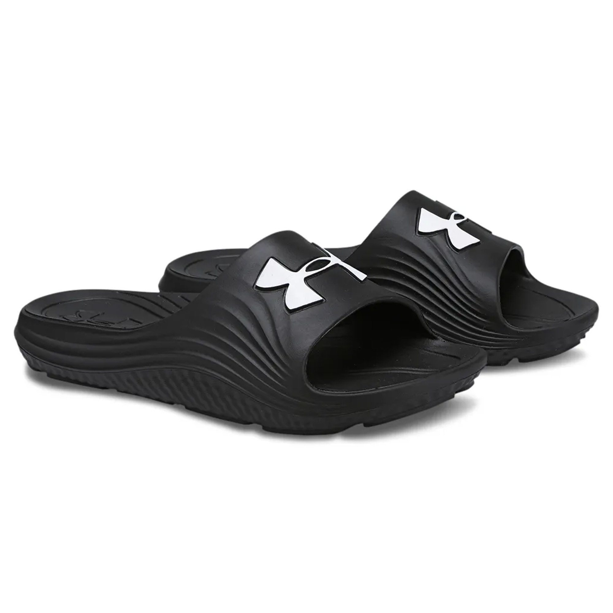 Chinelo Gaspea Under Armour Core 2 Masculino Preto Preto 3