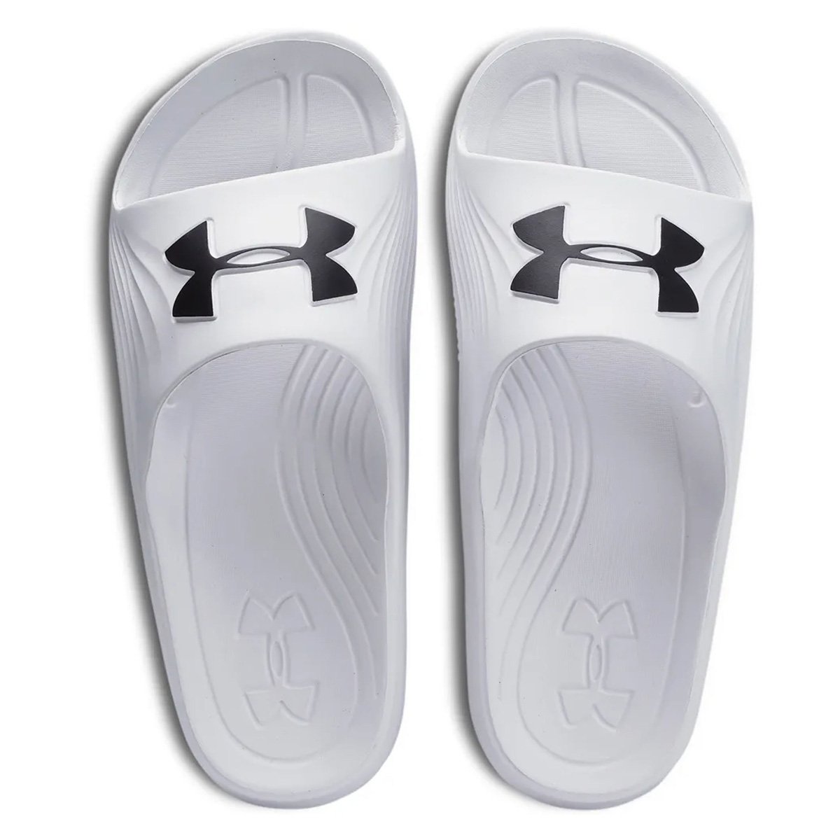 Chinelo Gaspea Under Armour Core 2 Masculino Branco Branco 2