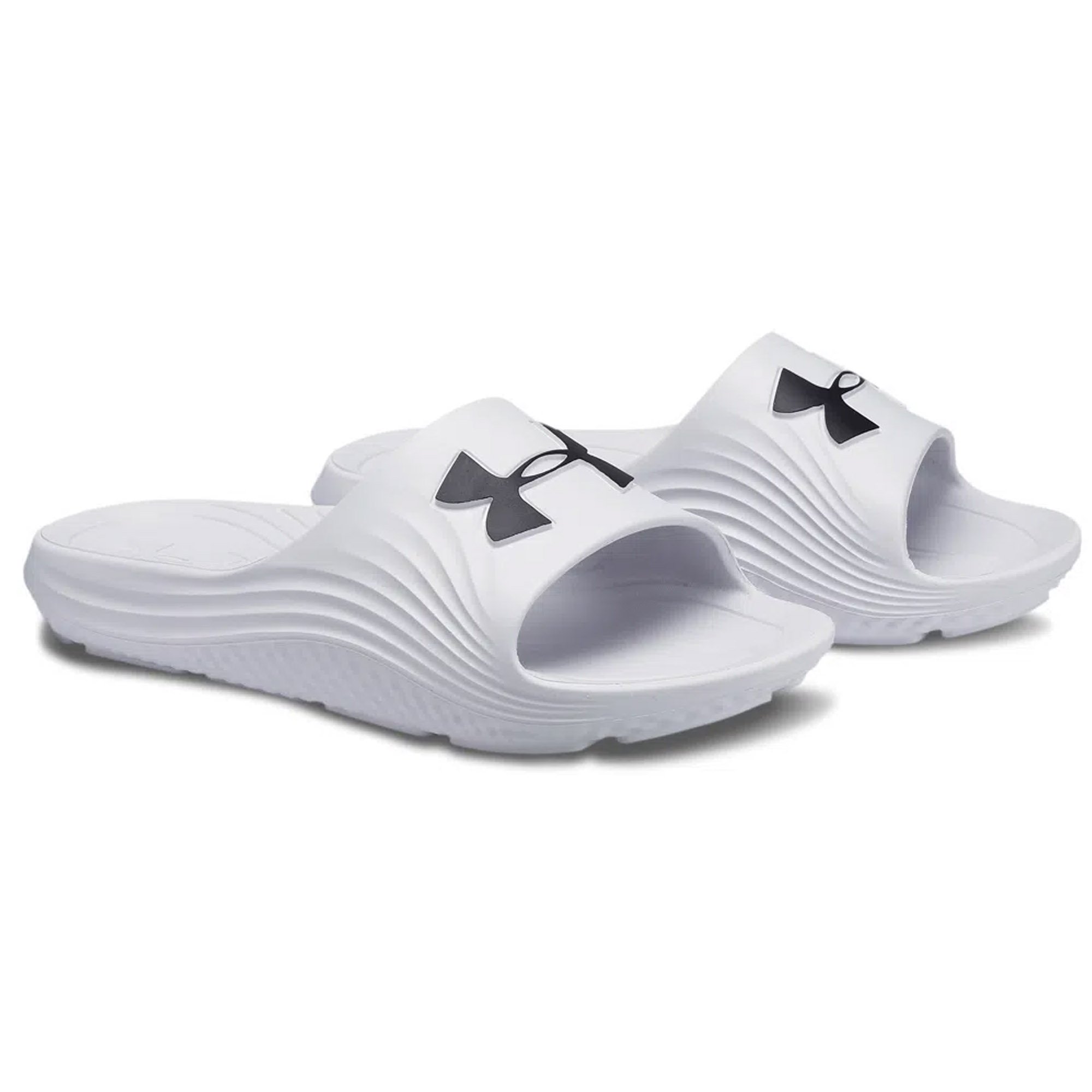 Chinelo Gaspea Under Armour Core 2 Masculino Branco Branco 4