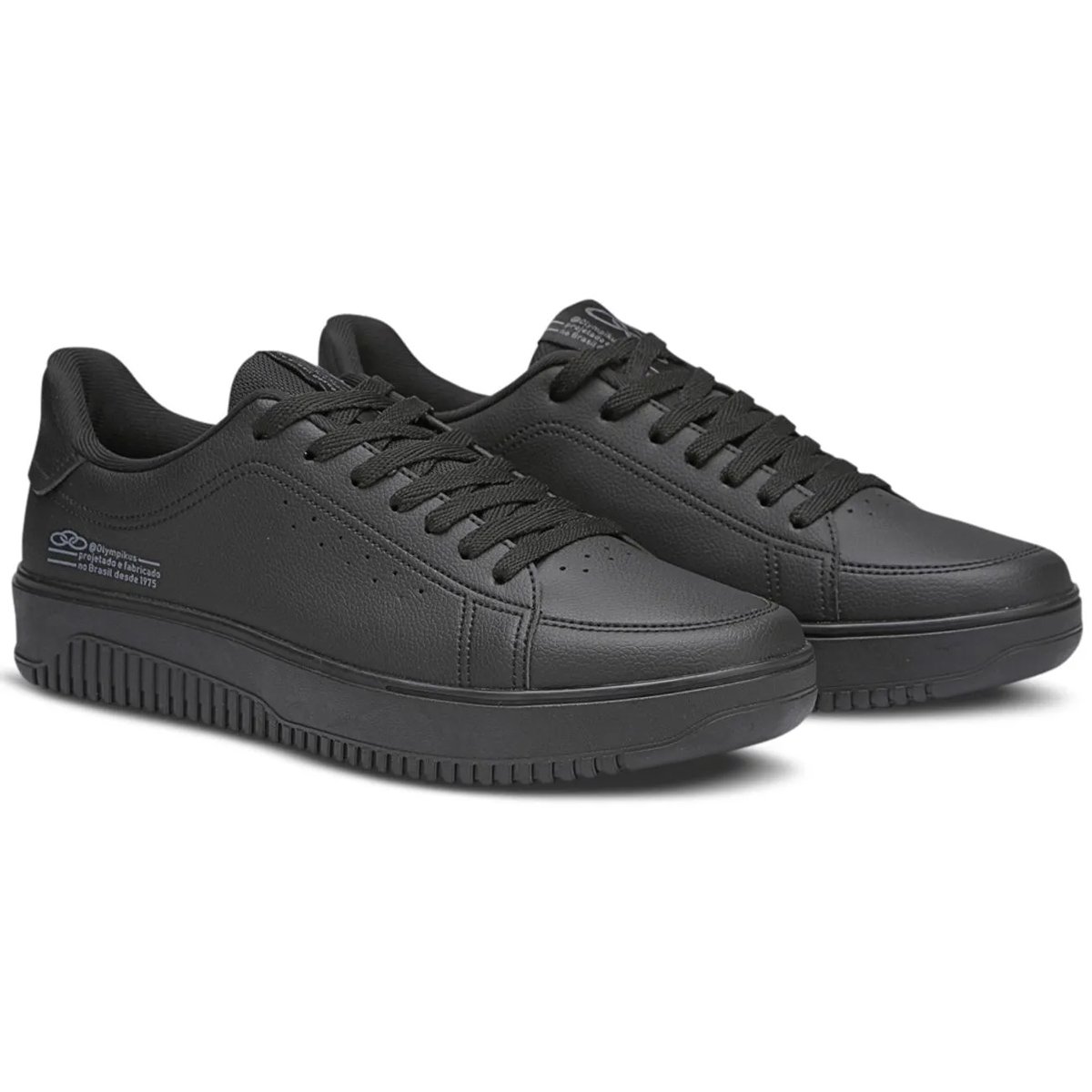 Tenis Olympikus Eros 165 Masculino Preto Preto 4
