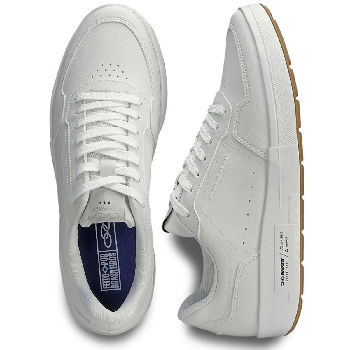 Tenis Olympikus Versa Masculino Branco Branco 3
