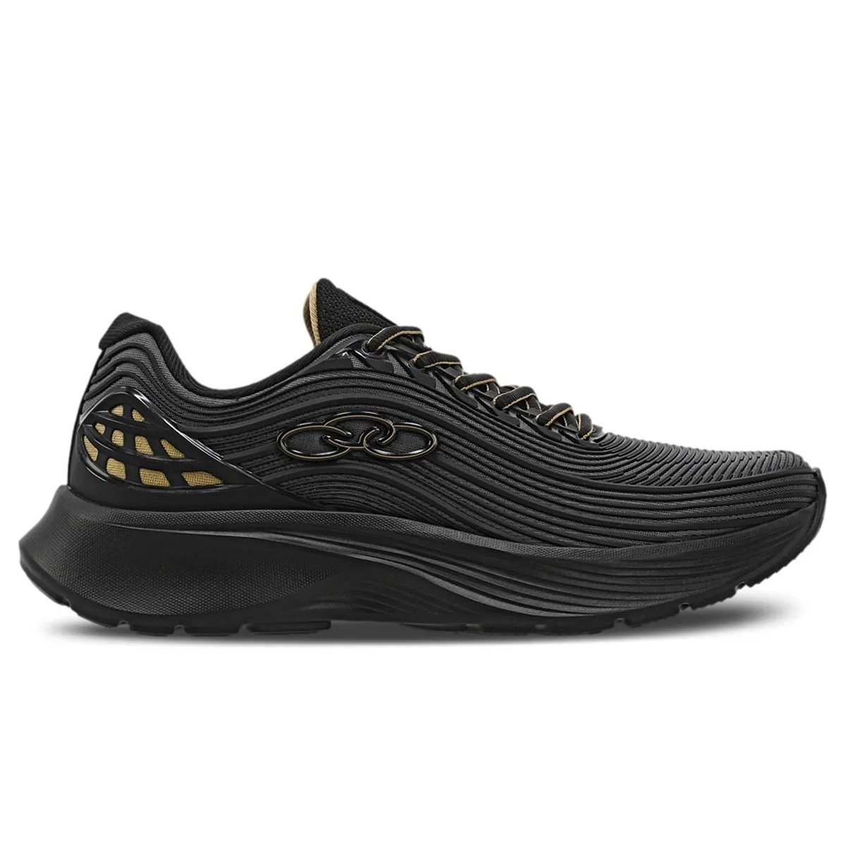 Tenis Olympikus Fluir Masculino Preto Preto 1