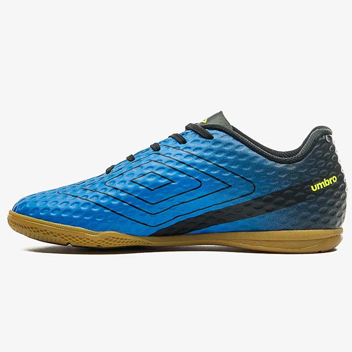 Tenis Futsal Umbro Warskin Jr Infantil Azul Azul/Verde 2