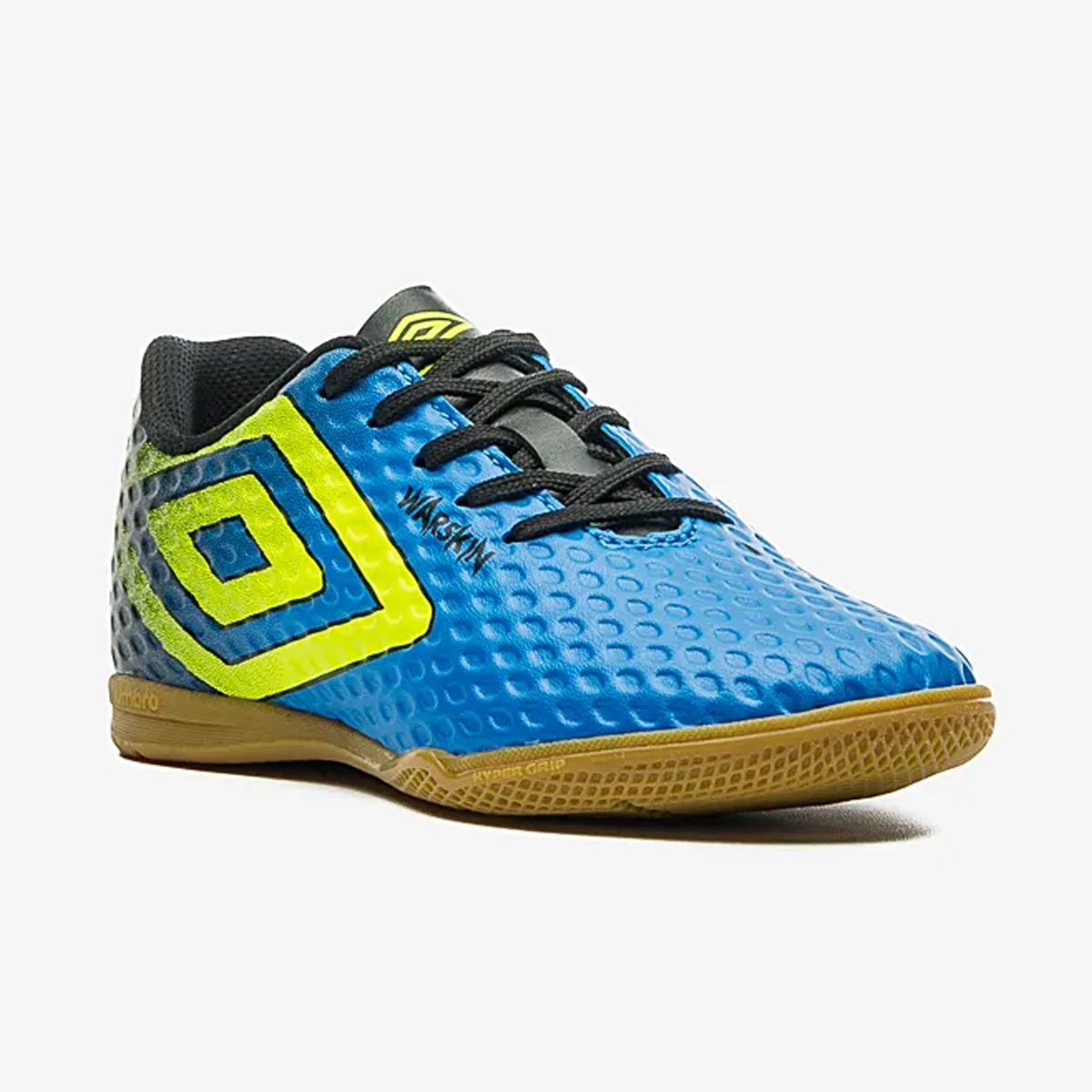 Tenis Futsal Umbro Warskin Jr Infantil Azul Azul/Verde 3