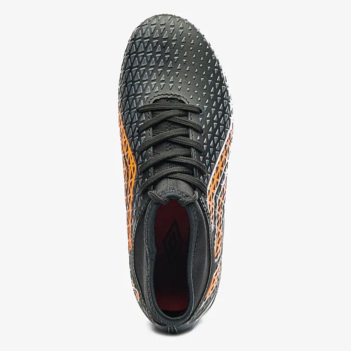 Chuteira Campo Umbro Mutant Jr Infantil Preto Preto/Laranja 4