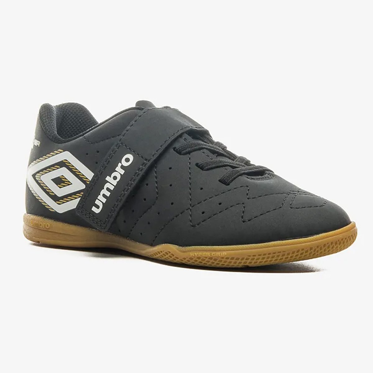 Tenis Futsal Umbro Neo Striker Infantil Preto Preto 3
