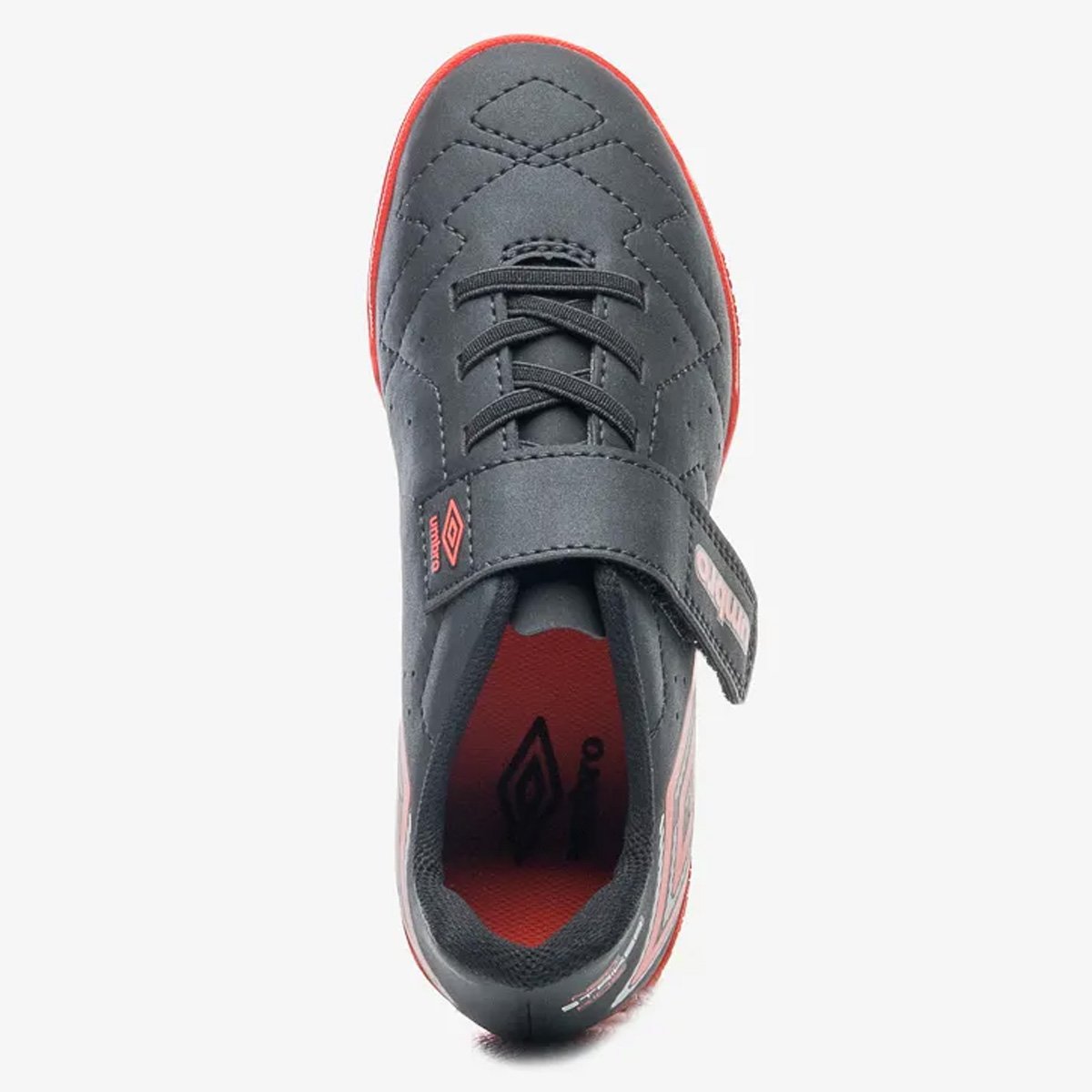 Tenis Futsal Umbro Neo Striker Infantil Preto Vermelho Preto/Vermelho 4