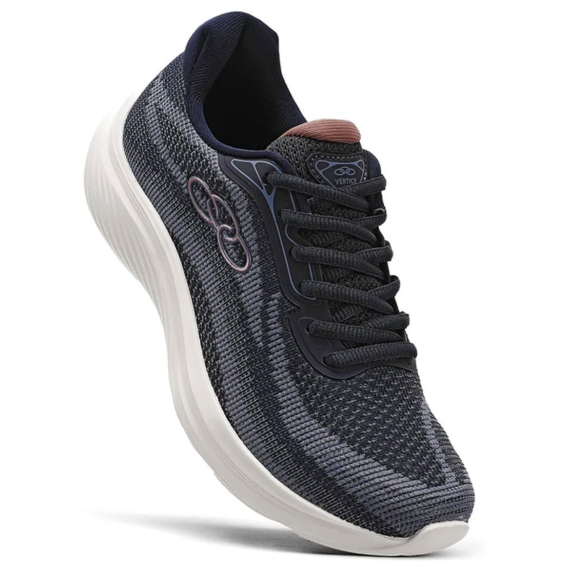 Tenis Olympikus Vertice Feminino Marinho Preto/Cinza 2